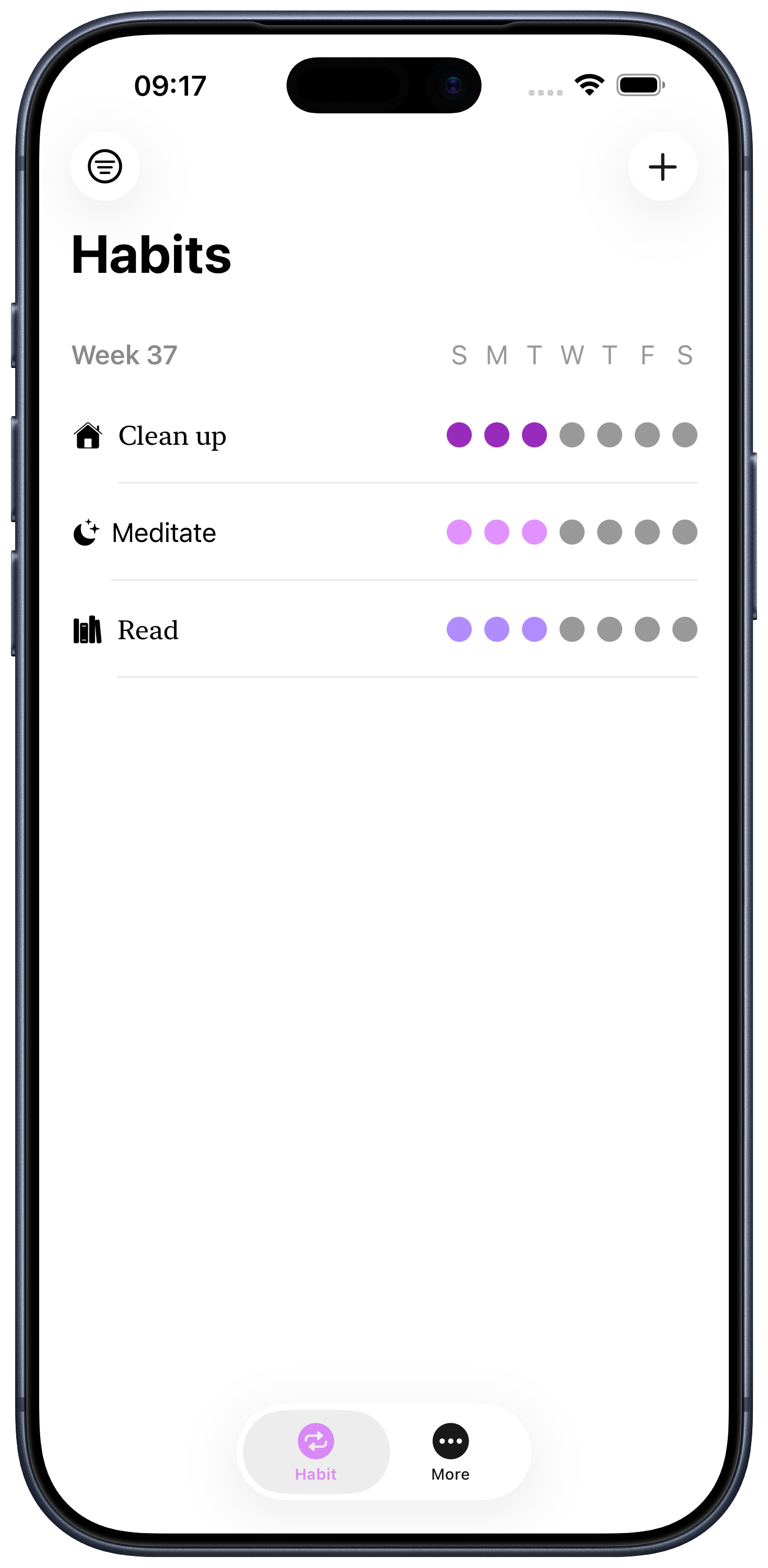 Screenshot 2 CountDo: Habit Tracker